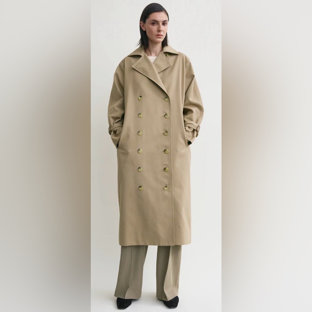 Toteme Signature Trench in khaki